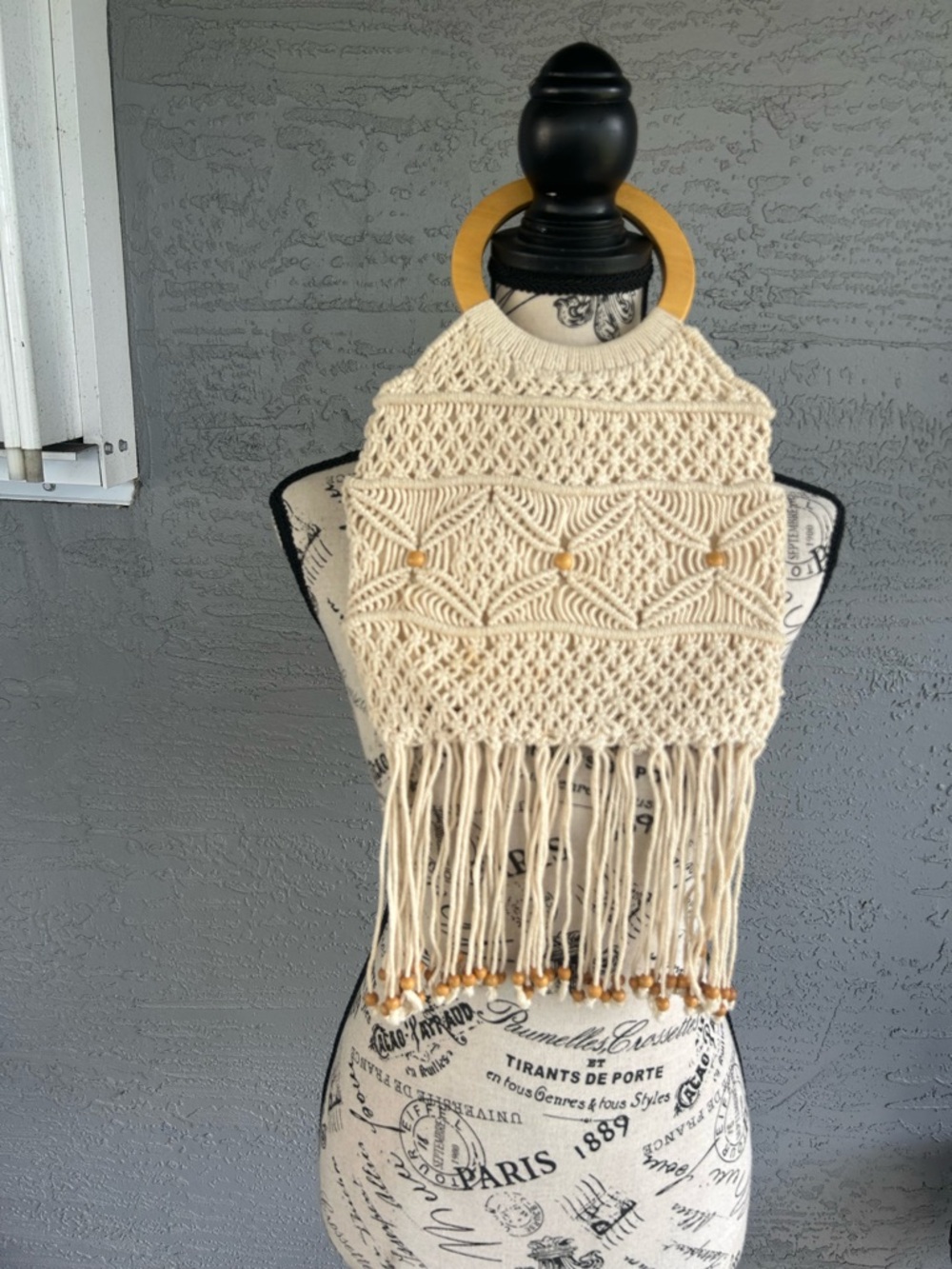 Chateau Cream Quilted Crossbody with Silver Hardware